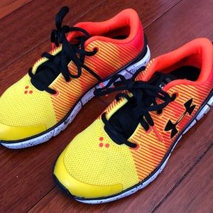 Boys Under Armour Sneakers.  Size 2.